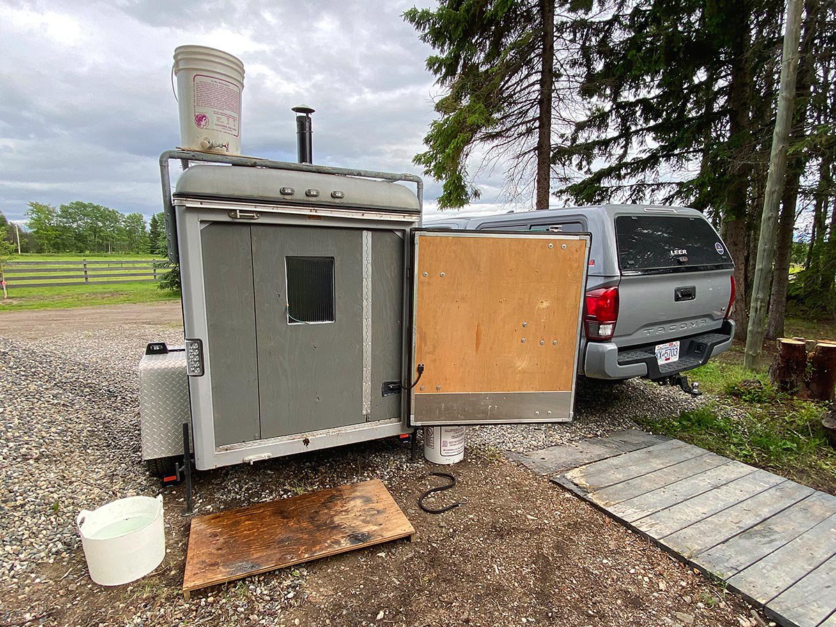 A Portable Sauna Makes Camping Sublime